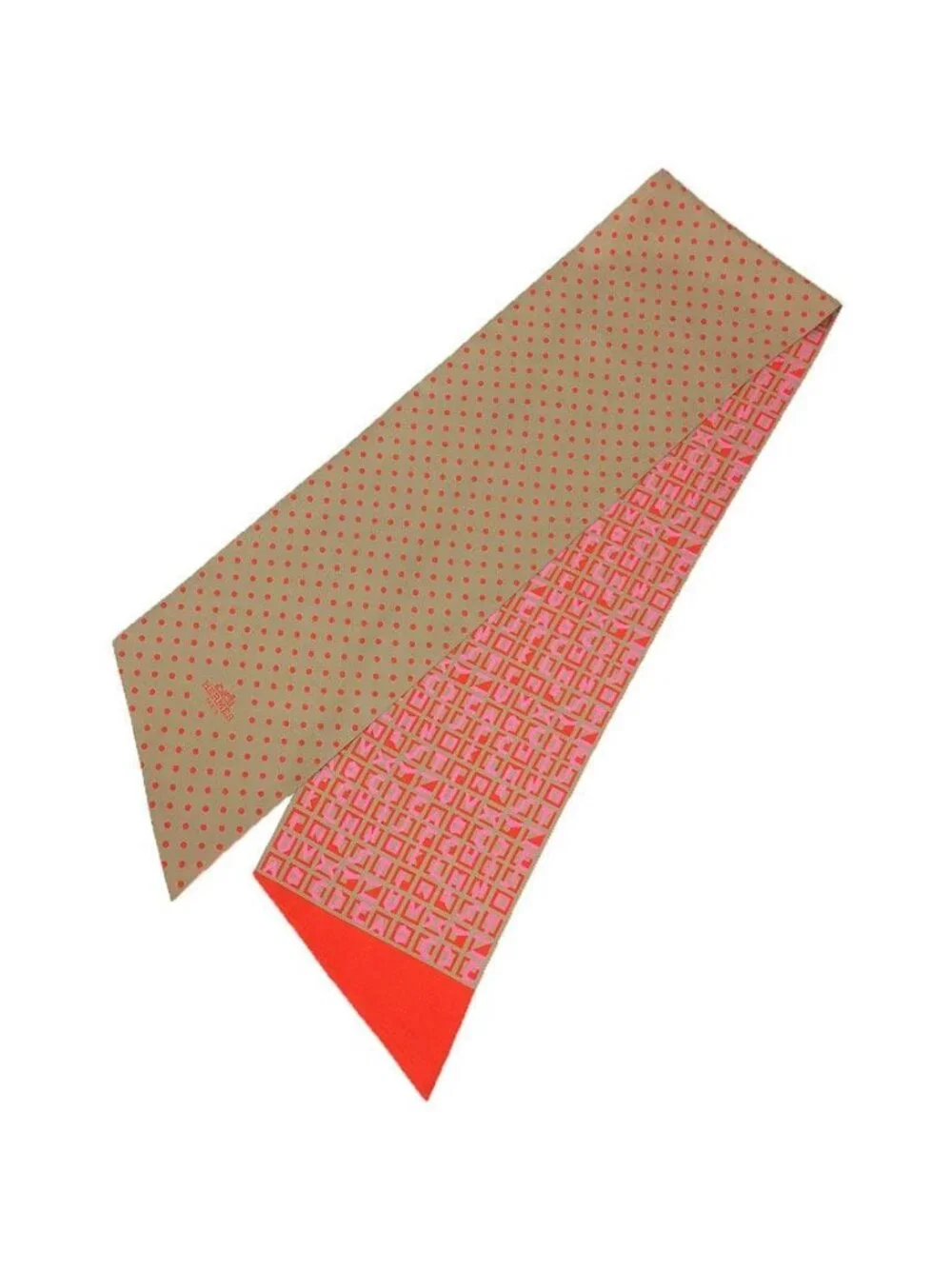 Hermes Tie Scarf Maxi Twillye Cut Dot Aq9659